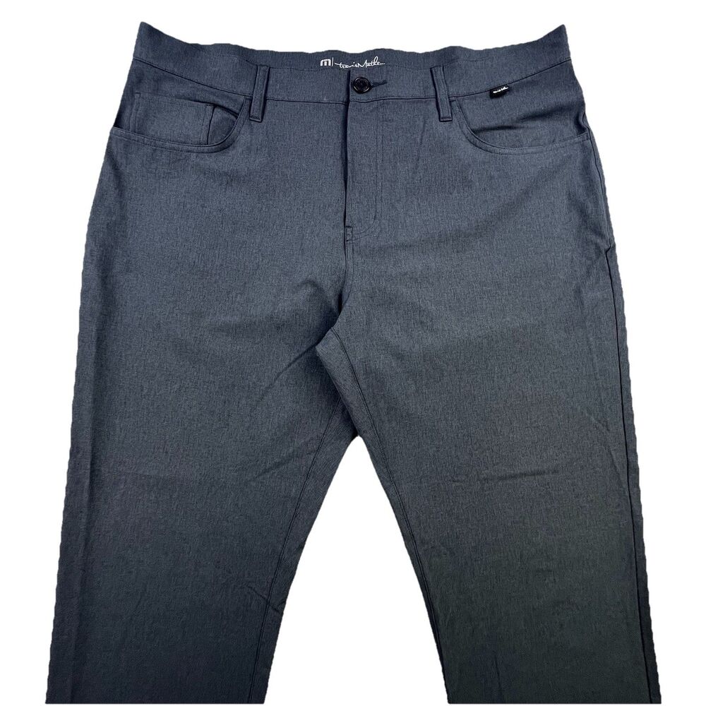 Travis Mathew Open To Close 2.0 Golf Pants Men's 38x32 Gray Performance